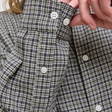 JACK & JONES JORJOSHUA flannel check shirt - seagrass