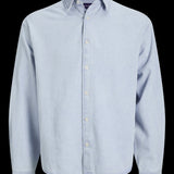 JACK & JONES JORNORREBRO denim shirt in light blue denim - Image 3