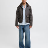 JACK & JONES JORNORREBRO denim shirt in light blue denim - Image 4