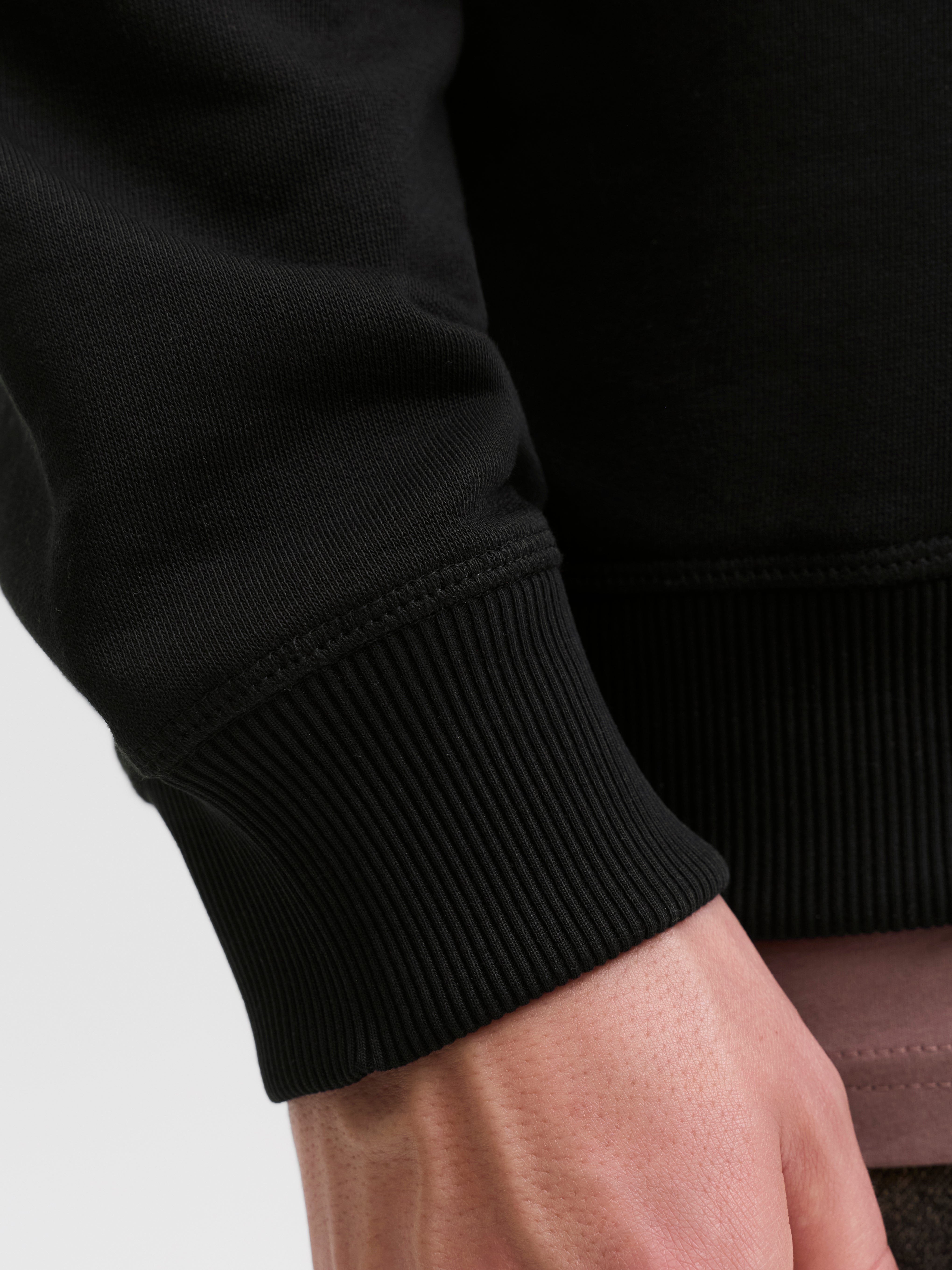 JACK & JONES JORNORREBRO emb sweat crew - deep mahogany