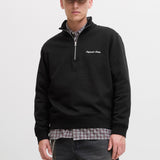 JACK & JONES JORNORREBRO emb sweat high neck - black