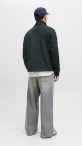 JACK & JONES JORNORREBRO emb sweat high neck - forest river