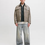 JACK & JONES JORNORREBRO emb sweat high neck - forest river