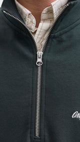 JACK & JONES JORNORREBRO emb sweat high neck - forest river