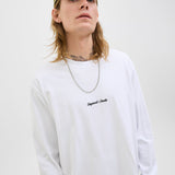 JACK & JONES JORNORREBRO emb tee crew neck in bright white - Image 6