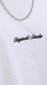 JACK & JONES JORNORREBRO emb tee crew neck in bright white - Image 5