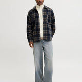 JACK & JONES JORNORREBRO knit half zip - sea salt