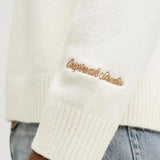 JACK & JONES JORNORREBRO knit half zip - sea salt