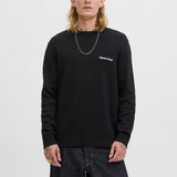 JACK & JONES JORNORREBRO light knit crew neck in black - Image 1