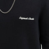 JACK & JONES JORNORREBRO light knit crew neck in black - Image 6