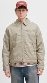 JACK & JONES JORNORREBRO worker jacket - beige corduroy collar