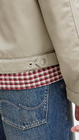 JACK & JONES JORNORREBRO worker jacket - beige corduroy collar