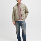 JACK & JONES JORNORREBRO worker jacket - beige corduroy collar