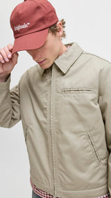 JACK & JONES JORNORREBRO worker jacket - beige corduroy collar