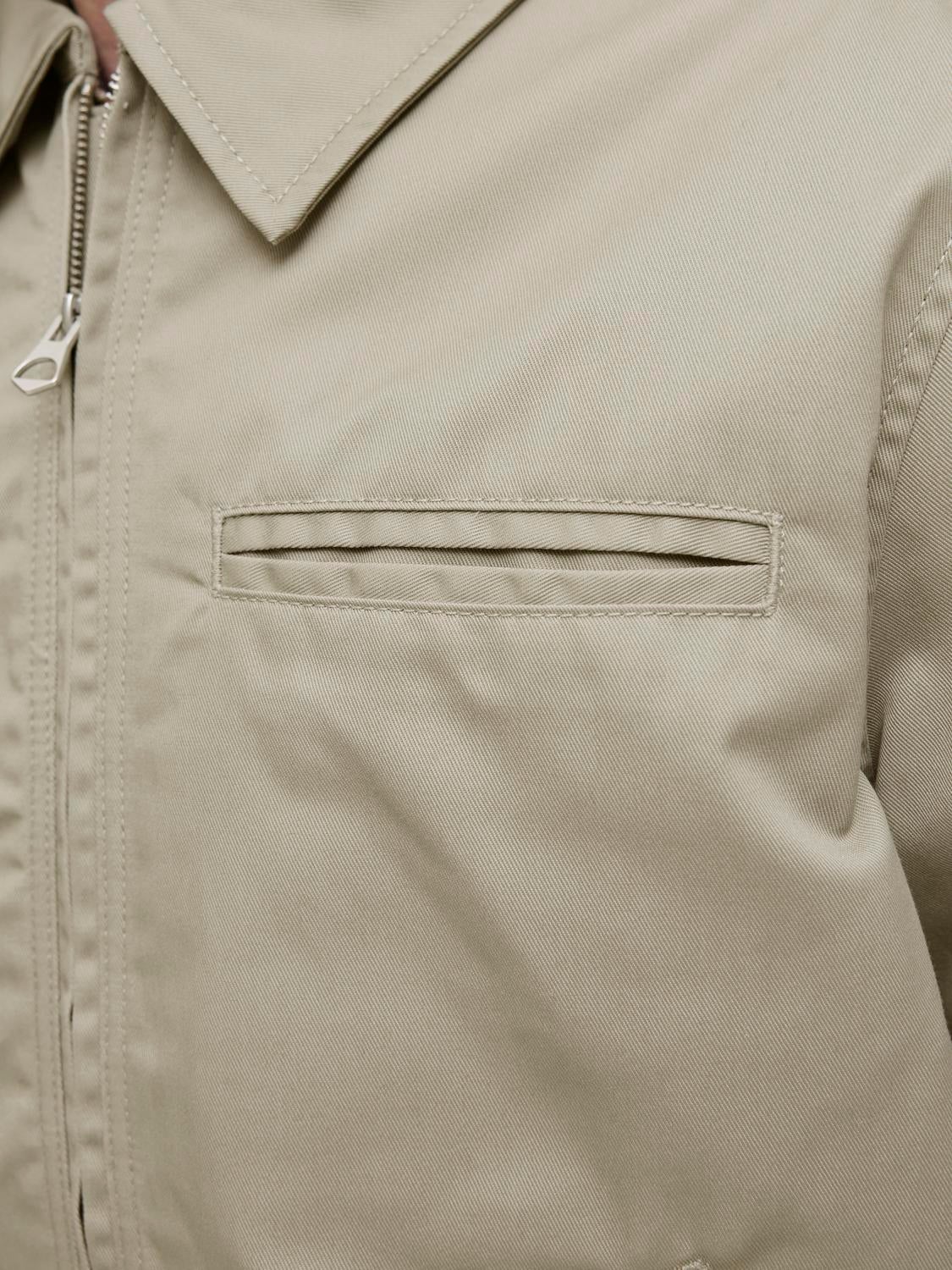 JACK & JONES JORNORREBRO worker jacket - beige corduroy collar