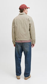JACK & JONES JORNORREBRO worker jacket - beige corduroy collar