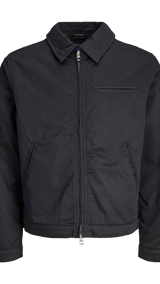 JACK & JONES JORNORREBRO worker jacket - black corduroy collar