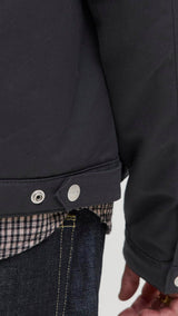 JACK & JONES JORNORREBRO worker jacket - black corduroy collar