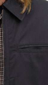 JACK & JONES JORNORREBRO worker jacket - black corduroy collar