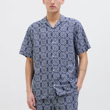 JACK & JONES JORSEERSUCKER aop shirt in cedar - Image 1