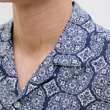 JACK & JONES JORSEERSUCKER aop shirt in cedar - Image 4