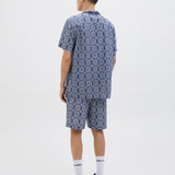 JACK & JONES JORSEERSUCKER aop shirt in cedar - Image 2