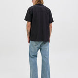 JACK & JONES JORTAVIRA emb shirt in black - Image 2