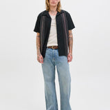 JACK & JONES JORTAVIRA emb shirt in black - Image 4