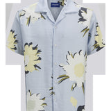 JACK & JONES JORTAVIRA marshall aop shirt in skyway - Image 3