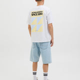 JACK & JONES JORTAVIRA poster tee crew neck in bright white - Image 2