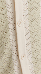 JACK & JONES JORTYLER knit polo in sea salt - Image 5