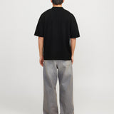JACK & JONES JORTYLER knit polo - black