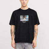 JACK & JONES JORVESTERBRO picture tee crew neck - black