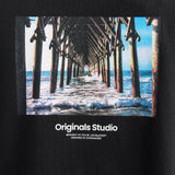 JACK & JONES JORVESTERBRO picture tee crew neck - black