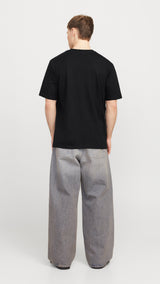 JACK & JONES JORVESTERBRO picture tee crew neck - black