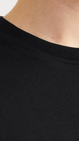 JACK & JONES JORVESTERBRO picture tee crew neck - black
