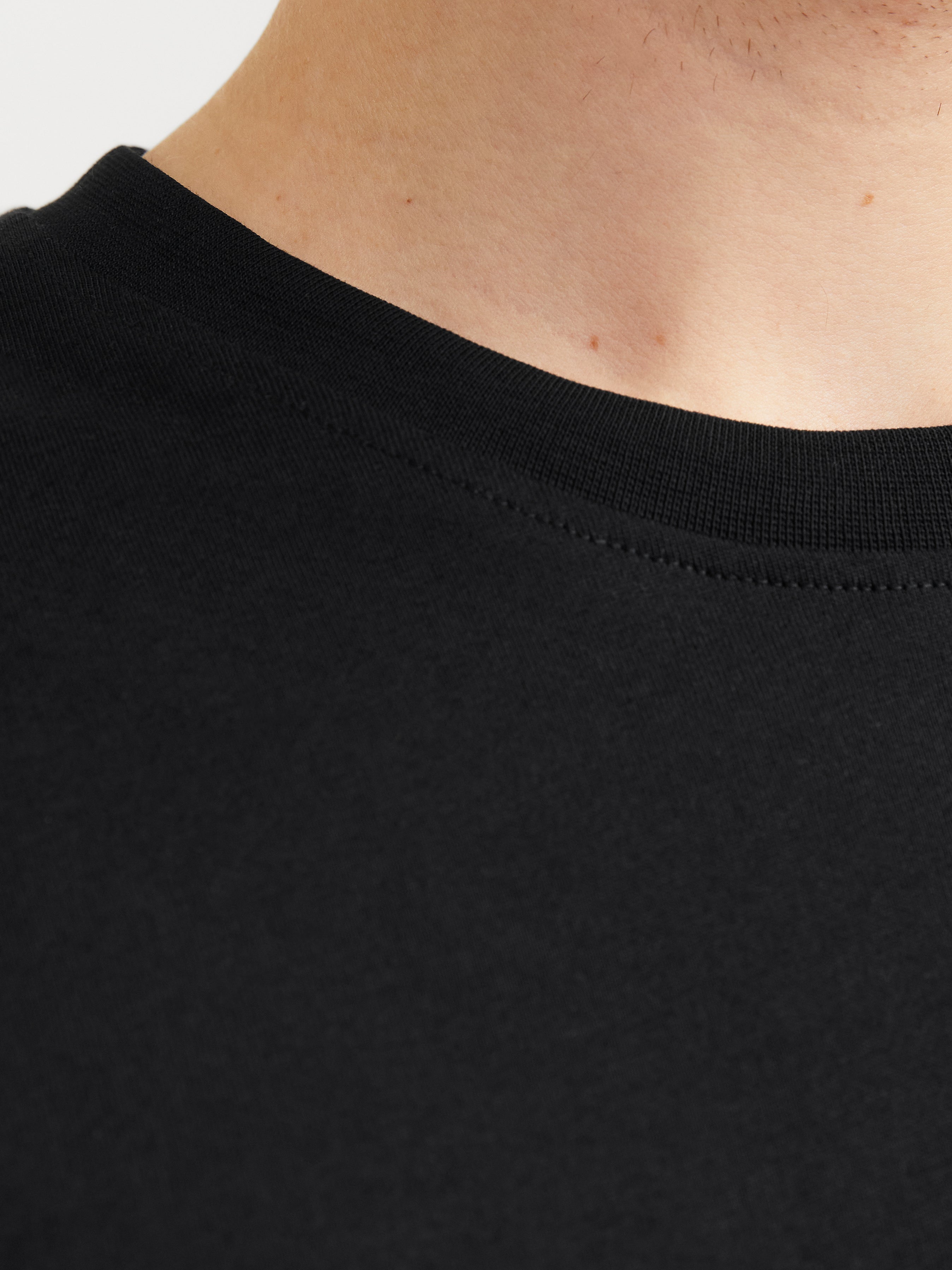 JACK & JONES JORVESTERBRO picture tee crew neck - black