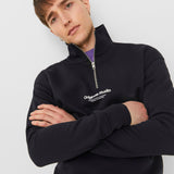 JACK & JONES JORVESTERBRO sweat quarter zip in kalamata  - Image 7
