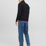 JACK & JONES JORVESTERBRO sweat quarter zip in kalamata  - Image 2