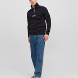 JACK & JONES JORVESTERBRO sweat quarter zip in kalamata  - Image 4