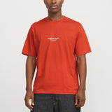 JACK & JONES JORVESTERBRO tee crew neck in summer fig - Image 1