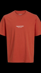 JACK & JONES JORVESTERBRO tee crew neck in summer fig - Image 3