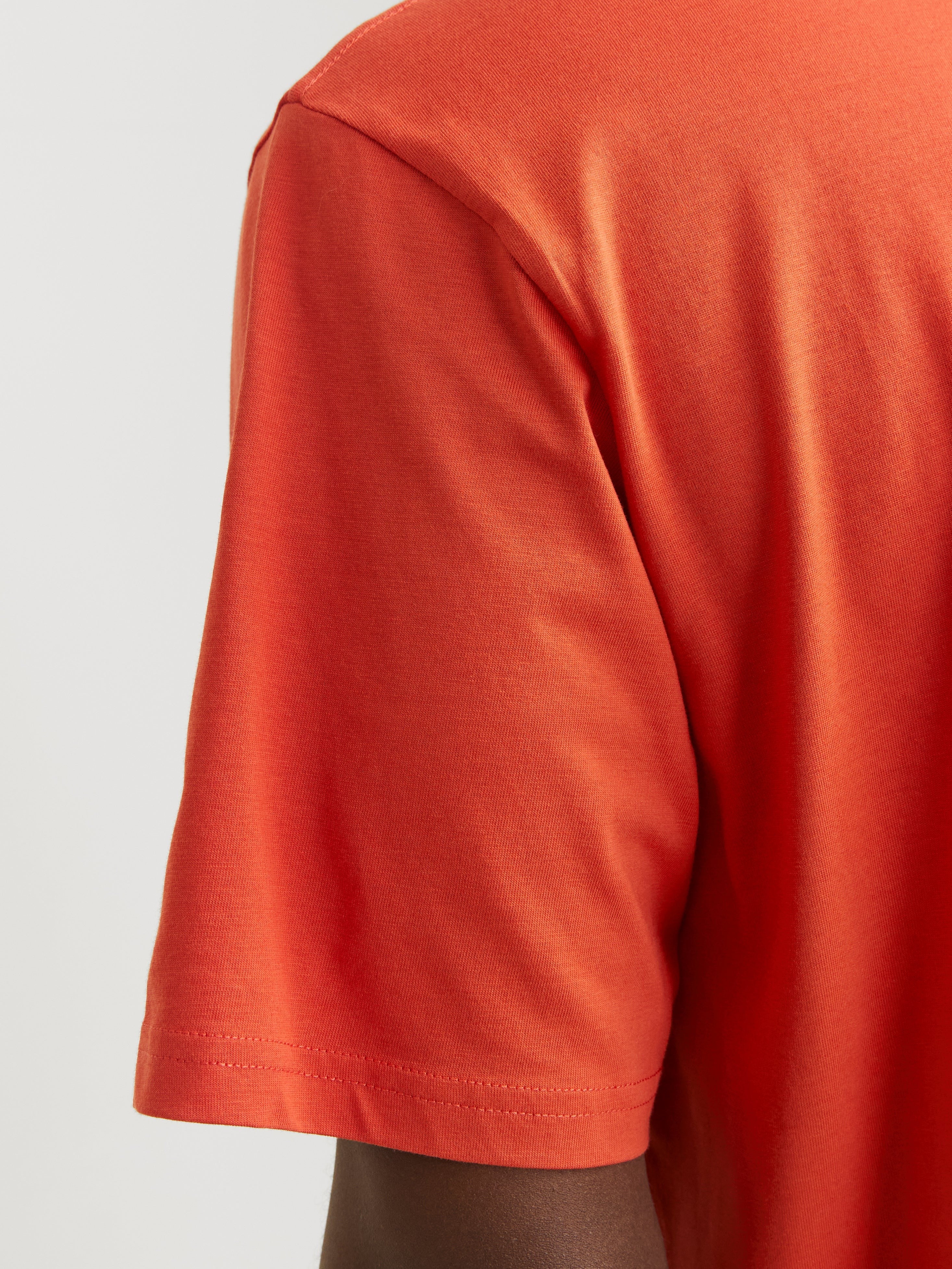 JACK & JONES JORVESTERBRO tee crew neck in summer fig - Image 5