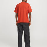 JACK & JONES JORVESTERBRO tee crew neck in summer fig - Image 2