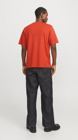 JACK & JONES JORVESTERBRO tee crew neck in summer fig - Image 2