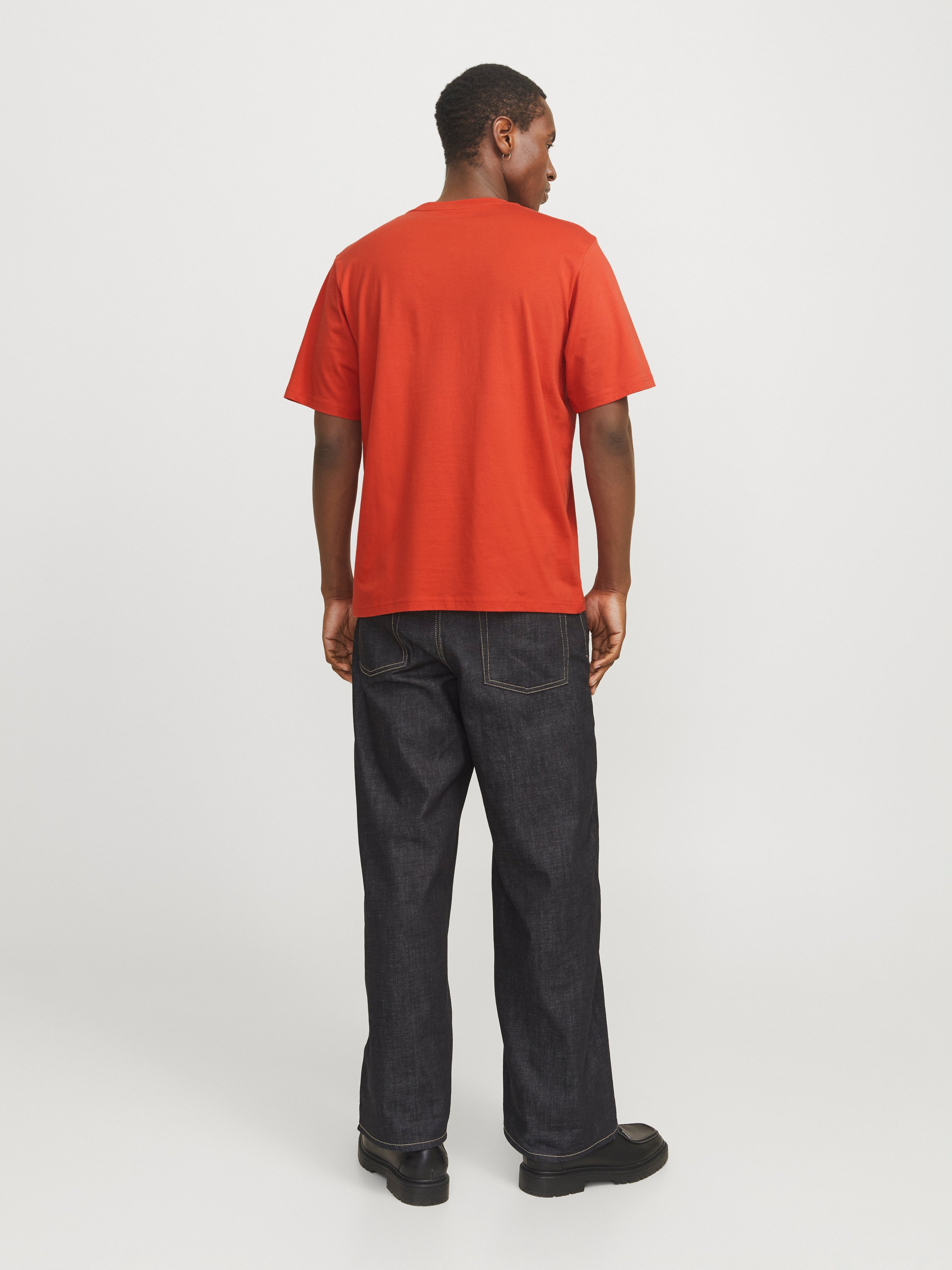 JACK & JONES JORVESTERBRO tee crew neck in summer fig - Image 2