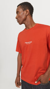 JACK & JONES JORVESTERBRO tee crew neck in summer fig - Image 7