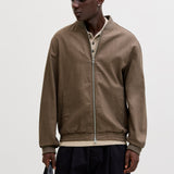 JACK & JONES JPRBLALEISTER linen blend bomber - morel
