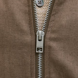 JACK & JONES JPRBLALEISTER linen blend bomber - morel