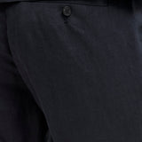 JACK & JONES JPRBLAMARTIN lawrence linen trouser in dark navy slim fit - Image 6